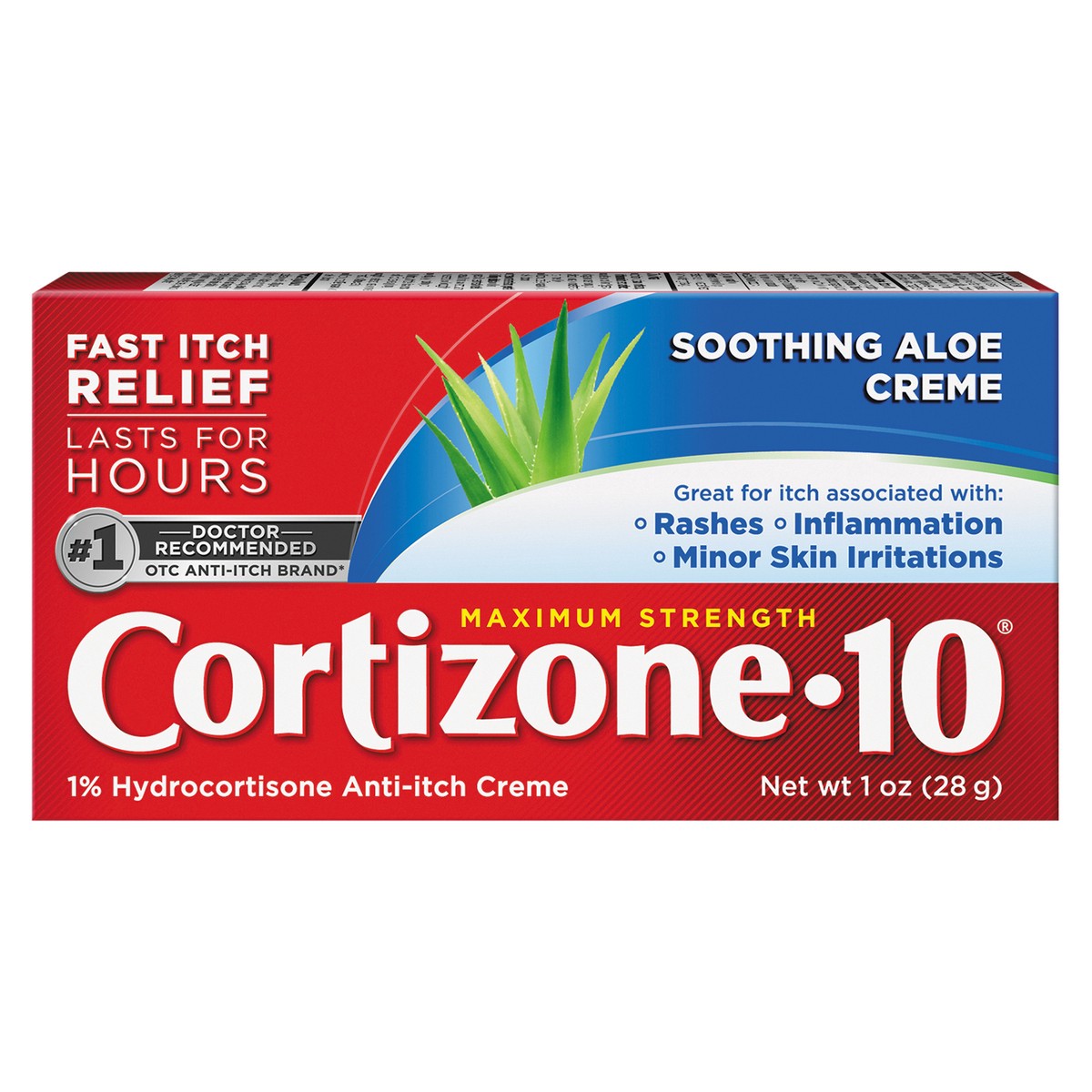 slide 9 of 13, Cortizone-10 Cortizone 10 Soothing Aloe Creme 1 oz., 1 oz
