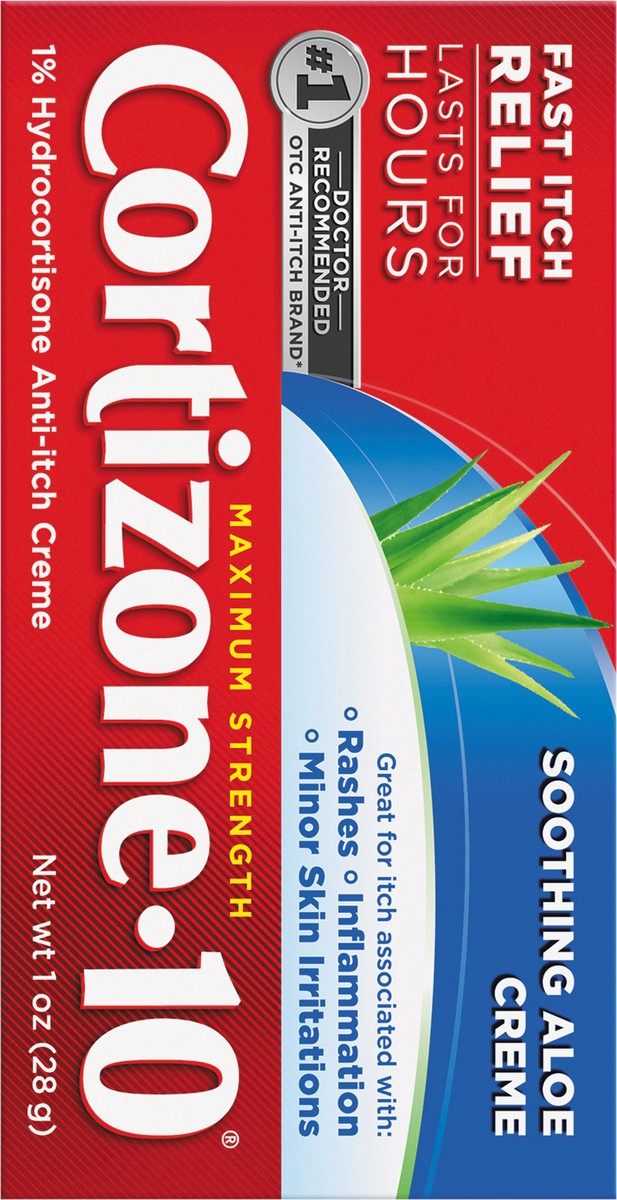 slide 8 of 13, Cortizone-10 Cortizone 10 Soothing Aloe Creme 1 oz., 1 oz