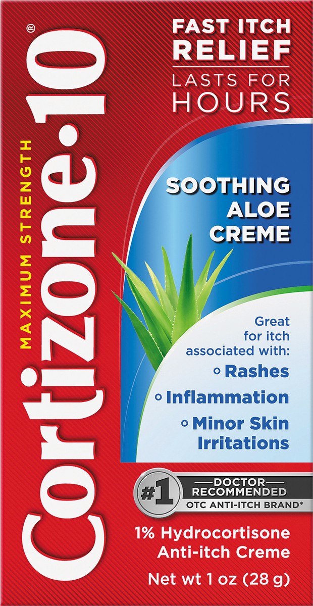 slide 12 of 13, Cortizone-10 Cortizone 10 Soothing Aloe Creme 1 oz., 1 oz