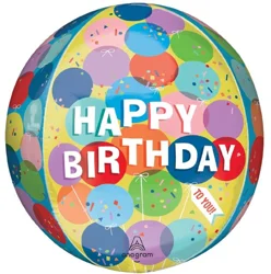 Sunny Birthday Orbz Balloon