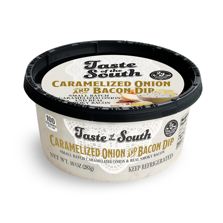 slide 1 of 1, Taste of the South Caramelized Onion and Bacon Dip 10 oz, 10 oz