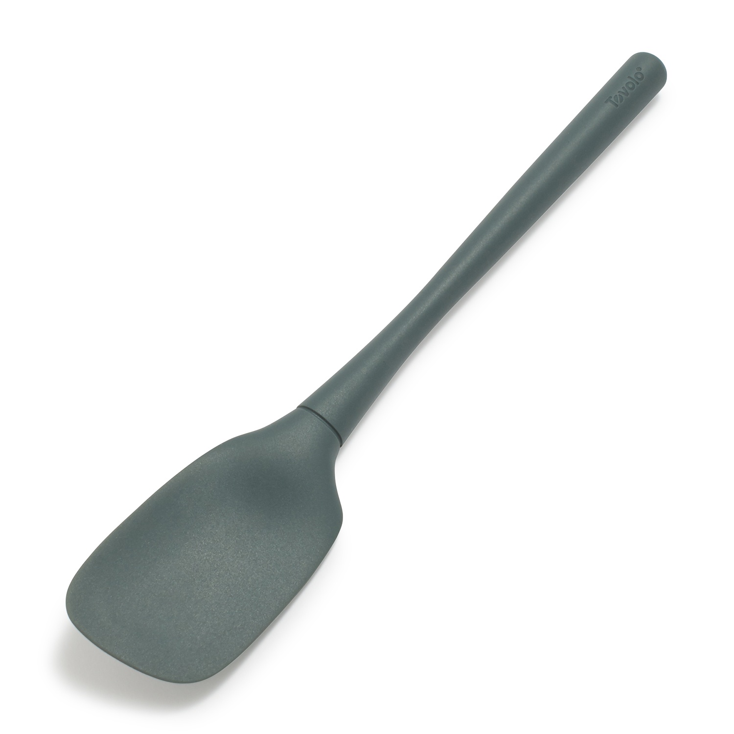 slide 1 of 1, Sur La Table Flex-Core Silicone Spatula Spoon, Charcoal, 1 ct