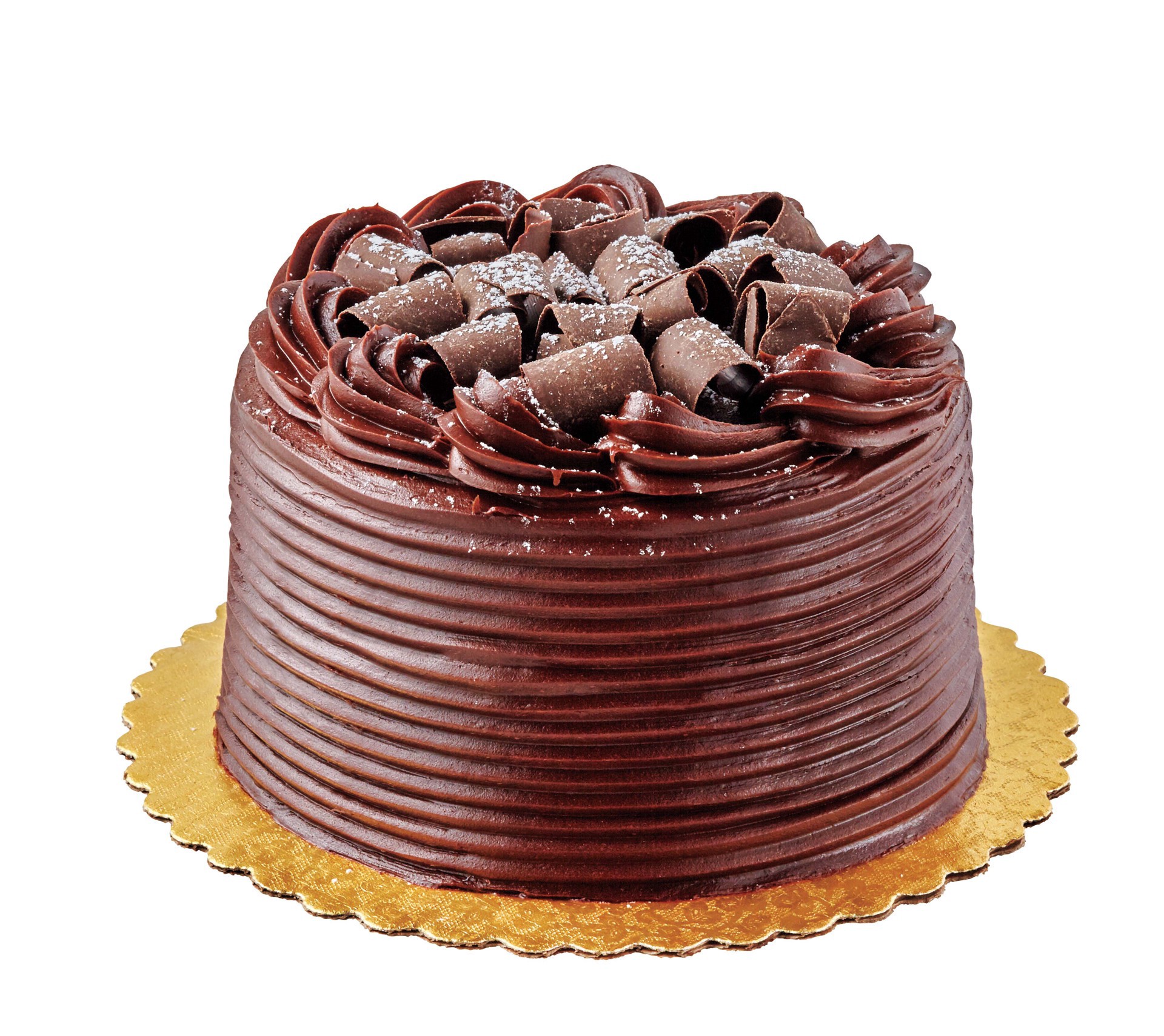 slide 1 of 1, H-E-B Bakery Chocolate Fudge Cake, 6 in