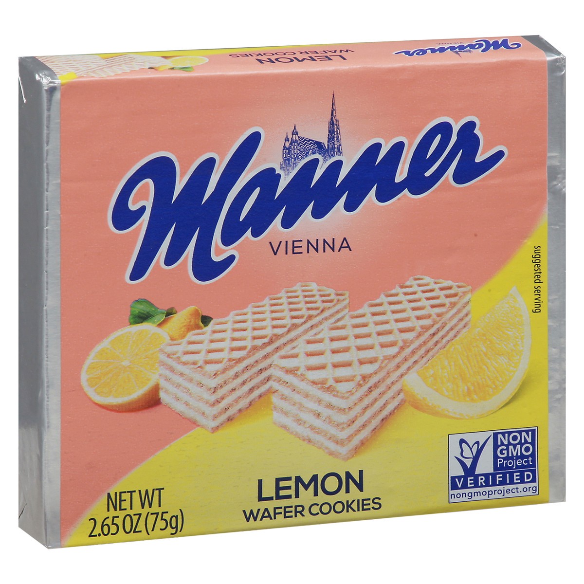 slide 4 of 12, Manner Vienna Lemon Wafer Cookies 2.65 oz, 2.65 oz