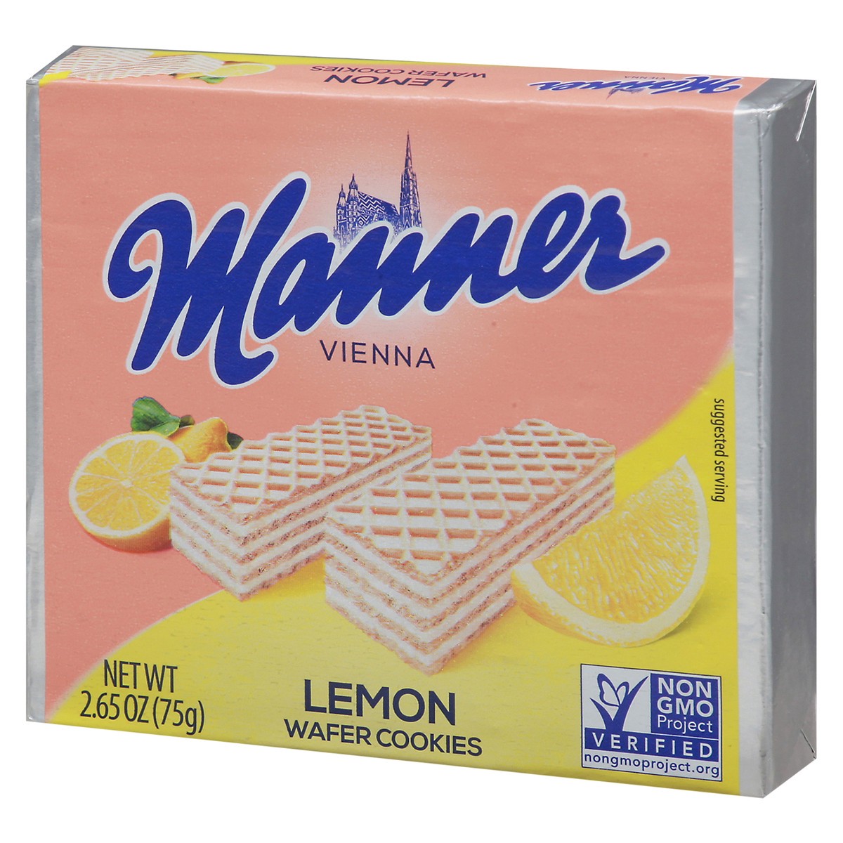 slide 7 of 12, Manner Vienna Lemon Wafer Cookies 2.65 oz, 2.65 oz