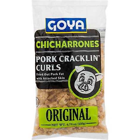 slide 1 of 1, Goya Original Pork Curls, 4.75 oz