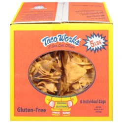 Taco Works Gluten-Free Original Seasoning Tortilla Chips - 6 ea