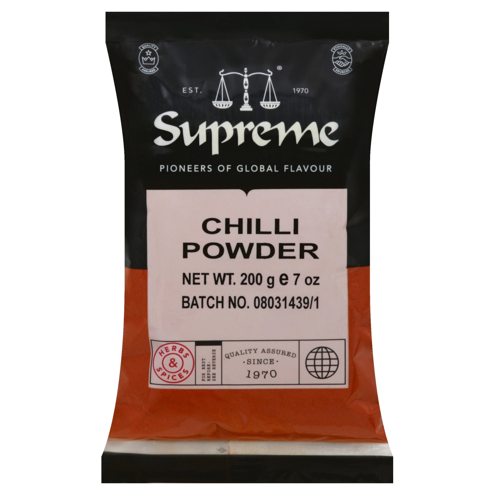 slide 1 of 5, Supreme Chili Powder 200 g, 200 g