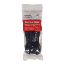 slide 1 of 1, Gordon Choice Black Plastic Servingware, 108 ct