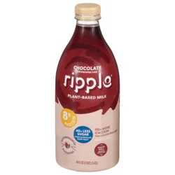 Ripple Dairy-Free Plant-Based Chocolate Milk - 48 oz