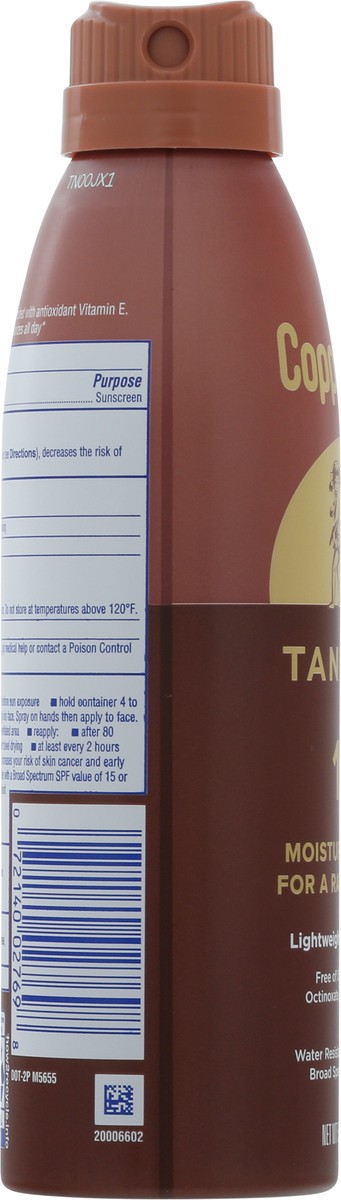 slide 4 of 9, Coppertone Broad Spectrum SPF 15 Tanning Sunscreen Spray 5.5 oz, 5.5 oz