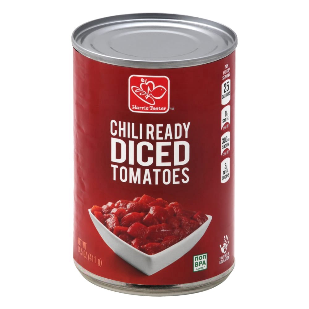 slide 4 of 4, Harris Teeter™ Chili Ready Diced Tomatoes, 14.5 oz
