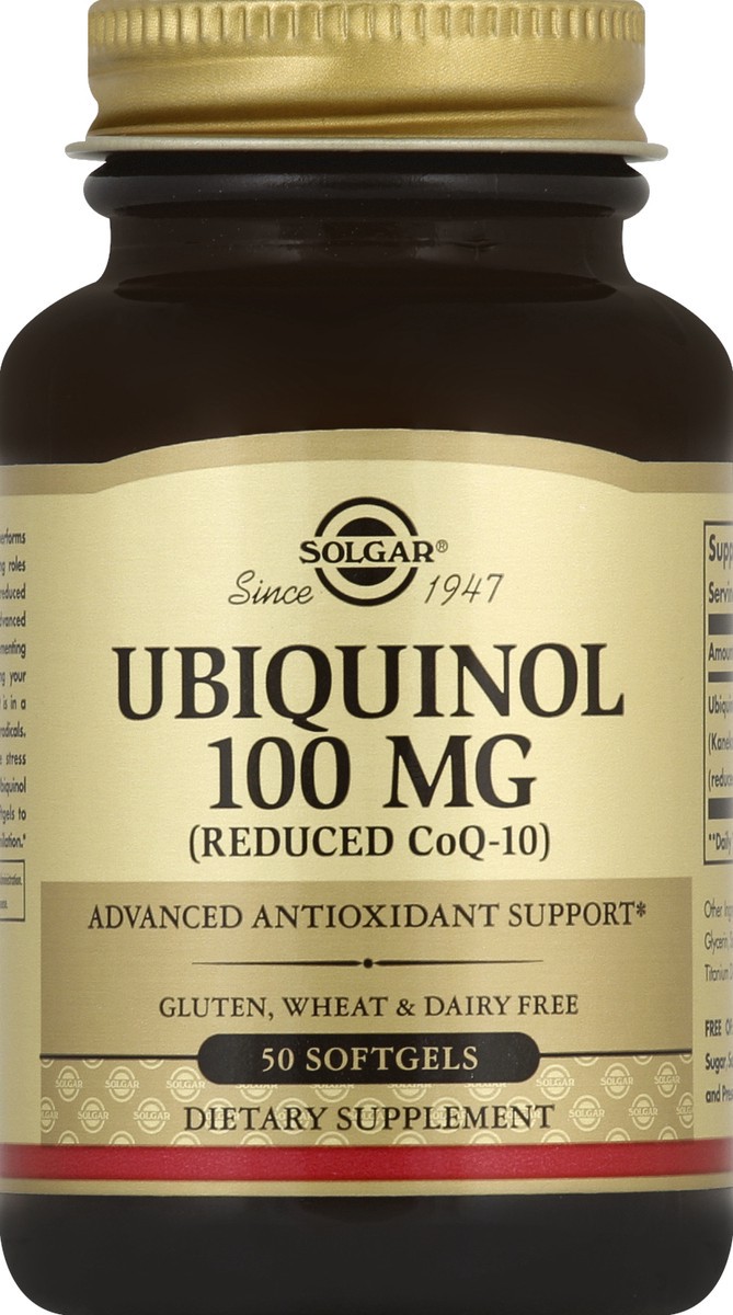 slide 1 of 1, Solgar Ubiquinol 50 ea, 50 ct