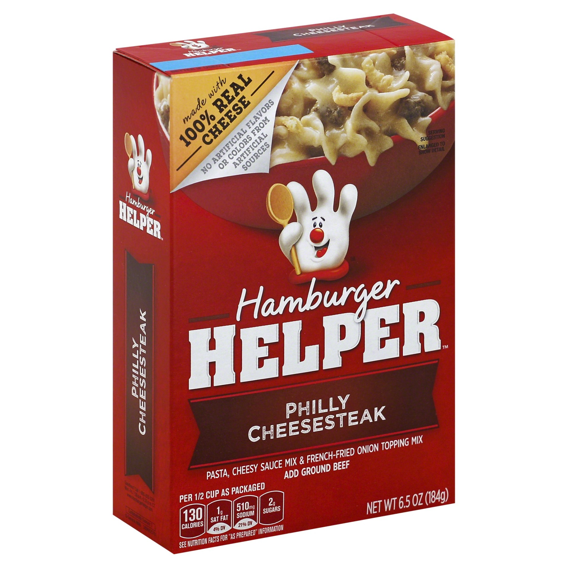 slide 1 of 9, Hamburger Helper Philly Cheesesteak  , 6.5 oz
