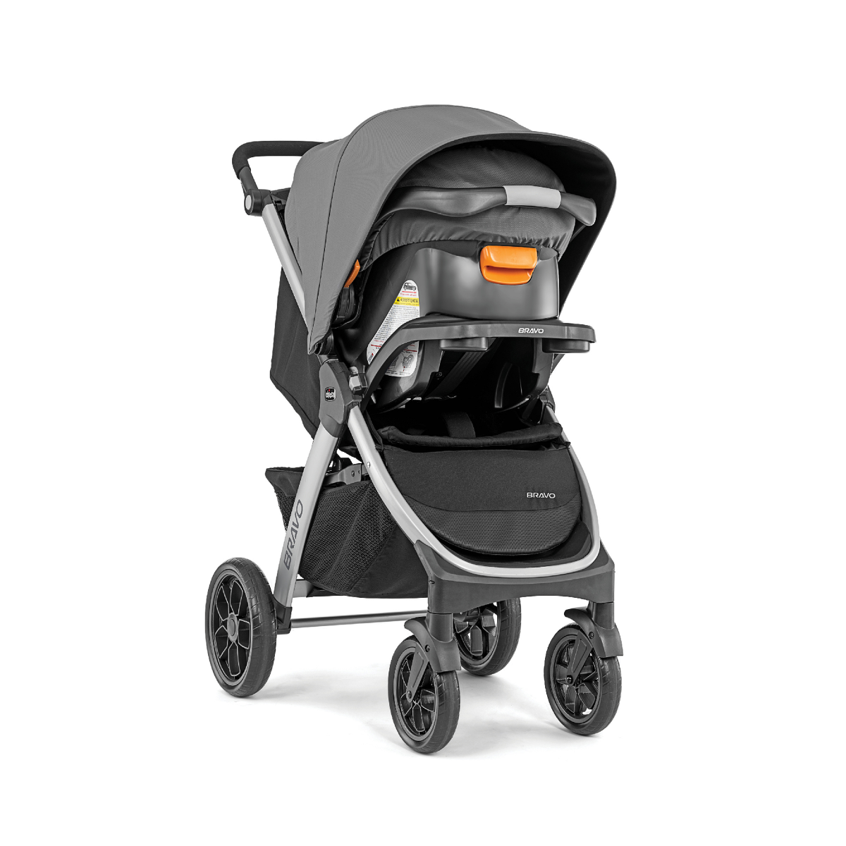 slide 4 of 4, Chicco Bravo 3-in-1 Quick-Fold Trio Travel System 1 ea, 1 ct