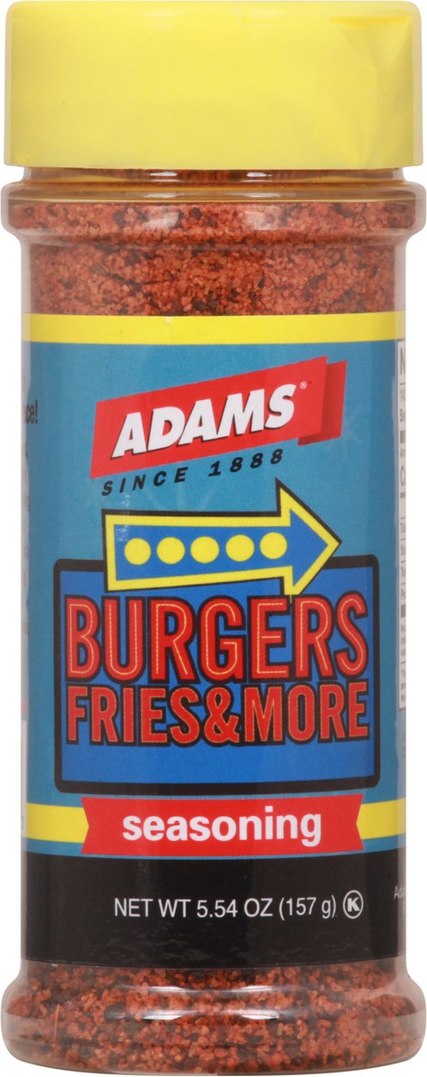 slide 1 of 12, Adams Burgers Fries & More, 5.54 oz