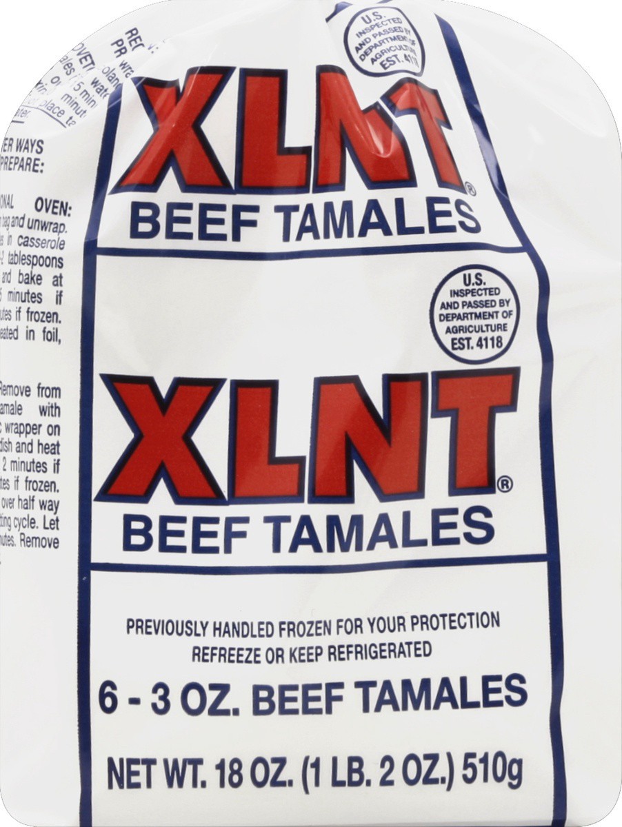 slide 2 of 5, XLNT Tamales 6 ea, 6 ct