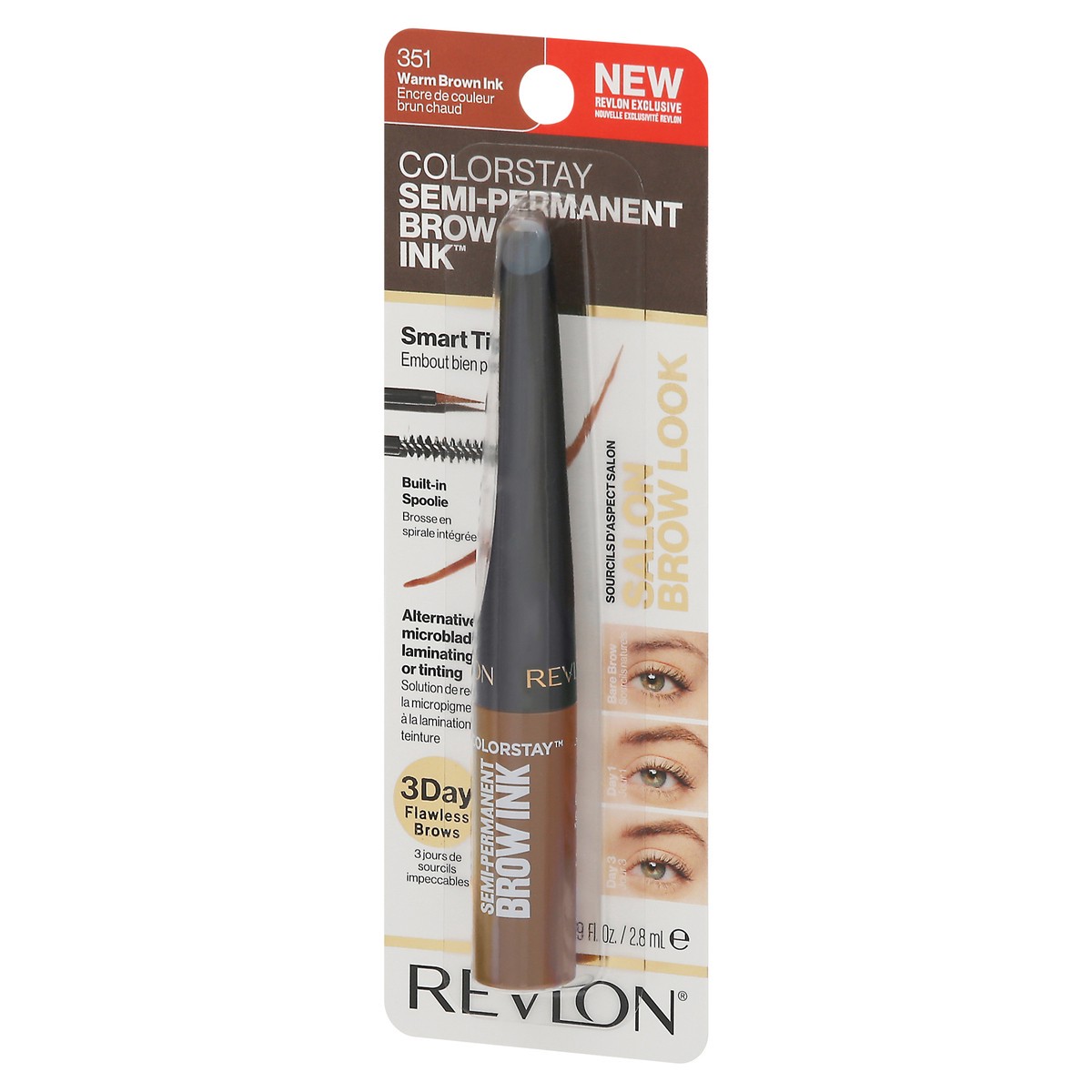 slide 5 of 9, Colorstay Semi-Permanent Brow Ink, Warm Brown, 1 ct