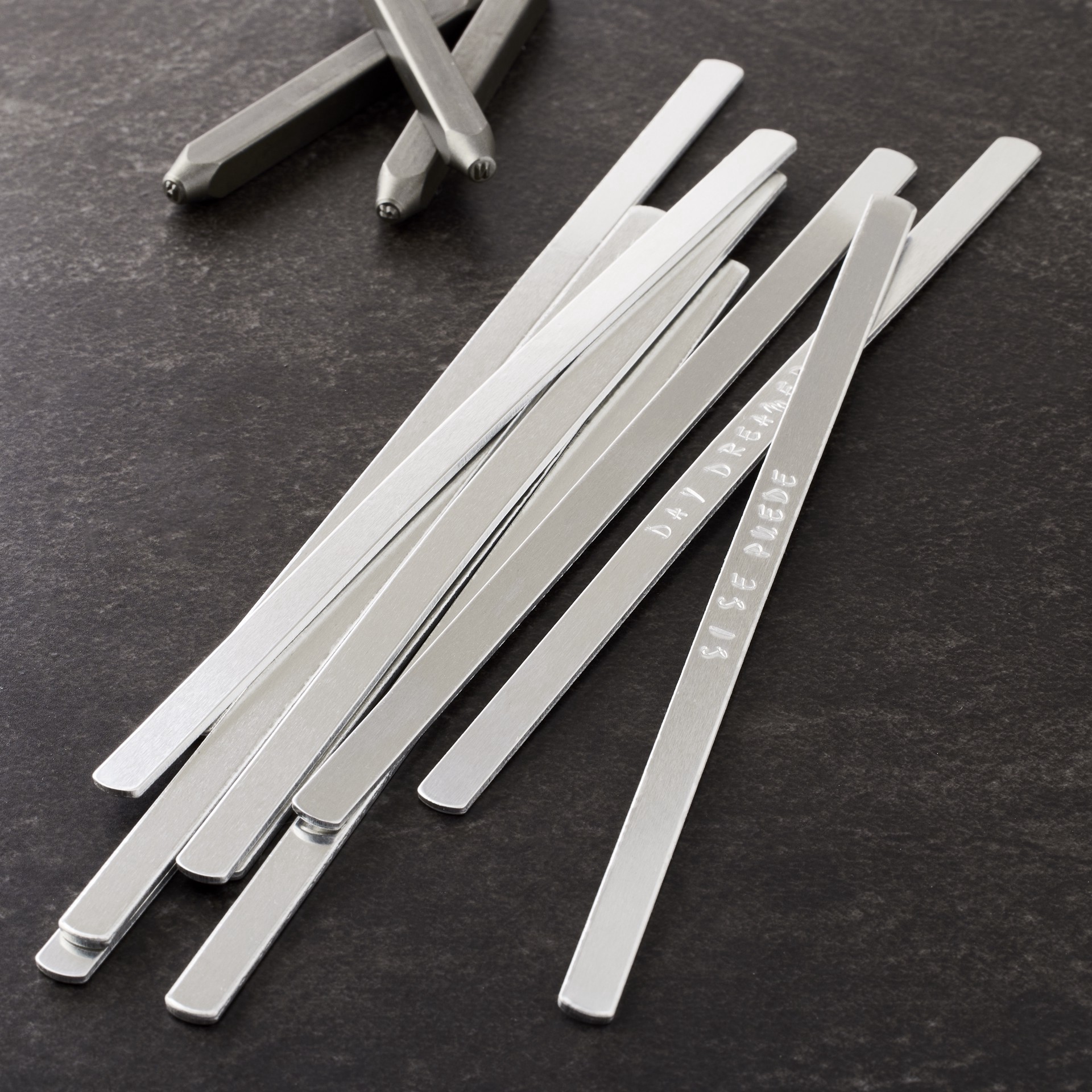 slide 5 of 5, Impressart Aluminum Blank Bracelets, 0.25 in x 6 in