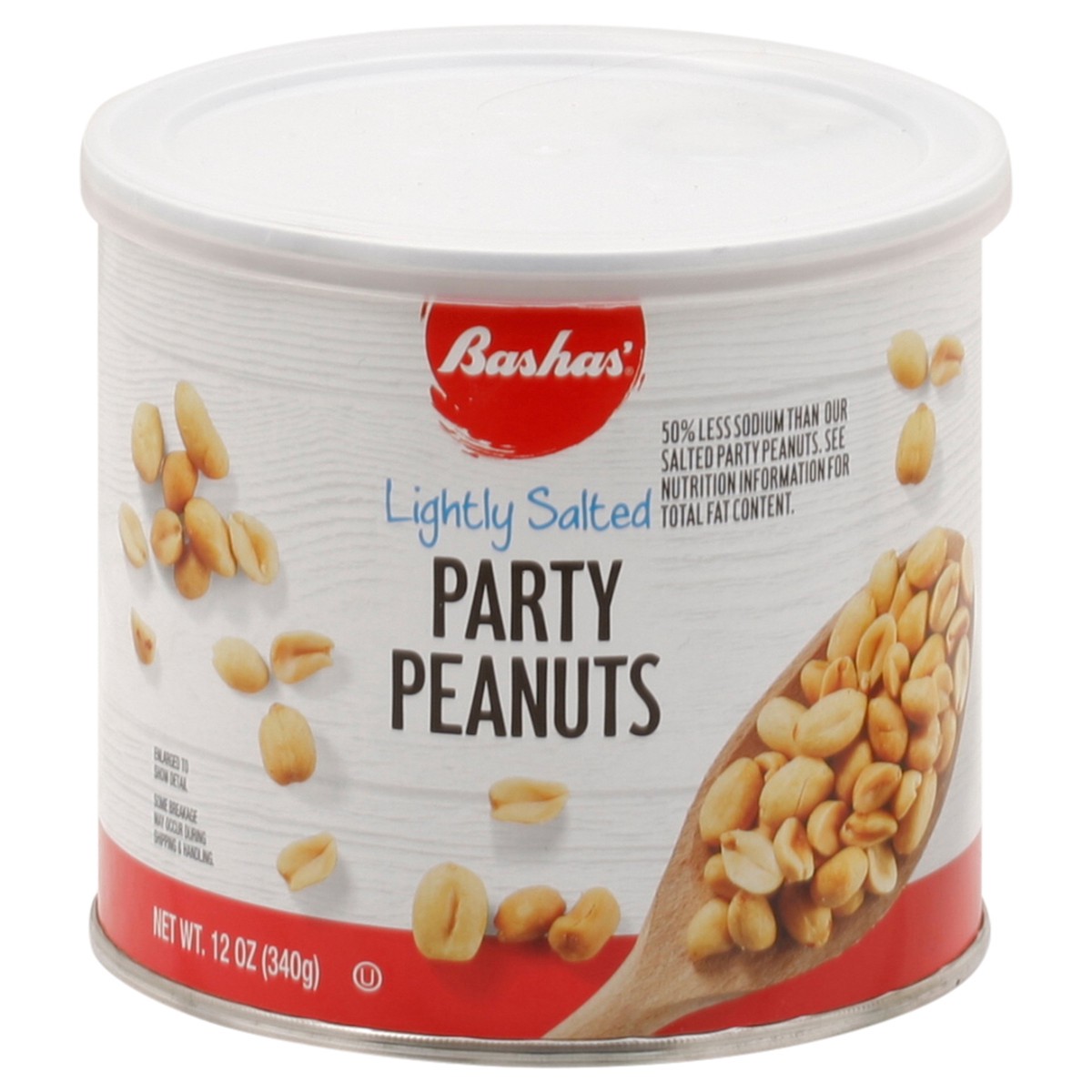slide 12 of 13, Bashas Party Peanuts Ls, 12 oz