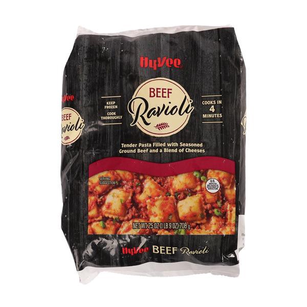 slide 1 of 8, Hy-vee Beef Ravioli, 25 oz