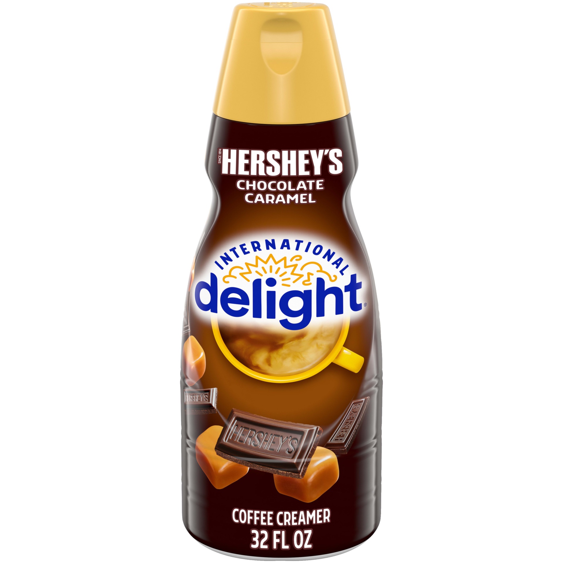 International Delight HERSHEYS Chocolate Caramel Coffee Creamer 32 fl