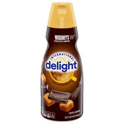 International Delight Coffee Creamer, HERSHEY’S Chocolate Caramel, 32 FL OZ Bottle