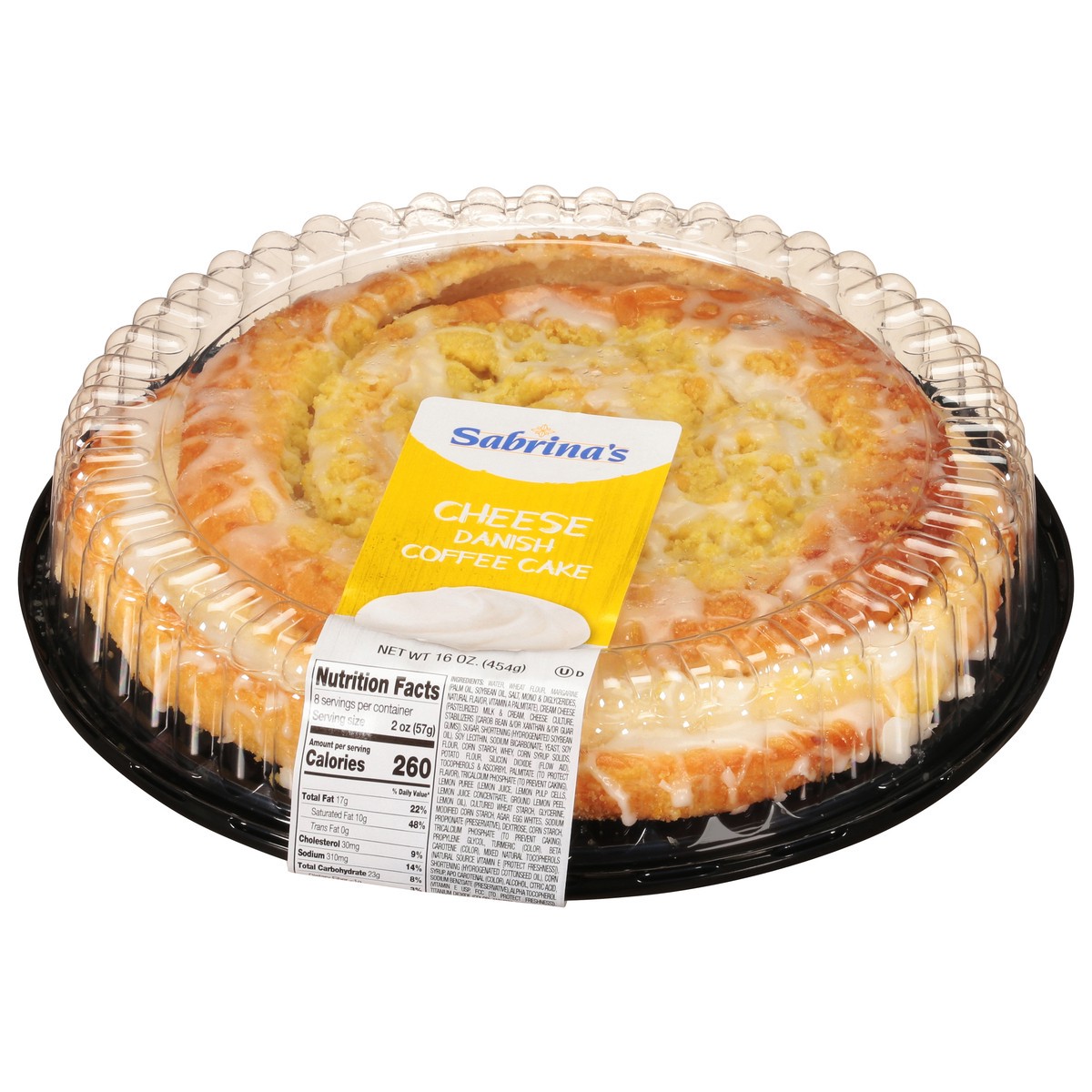 slide 4 of 12, Sabrina's Danish Cheese Coffee Cake 16 oz, 16 oz