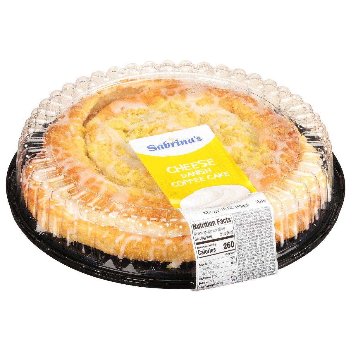 slide 6 of 12, Sabrina's Danish Cheese Coffee Cake 16 oz, 16 oz