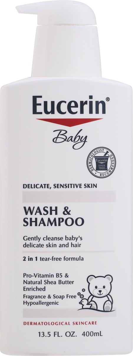 slide 4 of 13, Eucerin Baby Wash & Shampoo 13.5 fl oz, 13.5 fl oz
