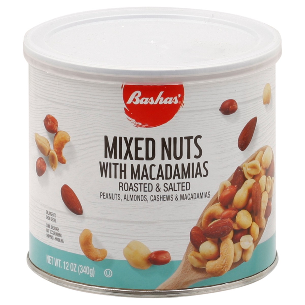 slide 1 of 13, Bashas Mix Nuts W/macadamia, 12 oz