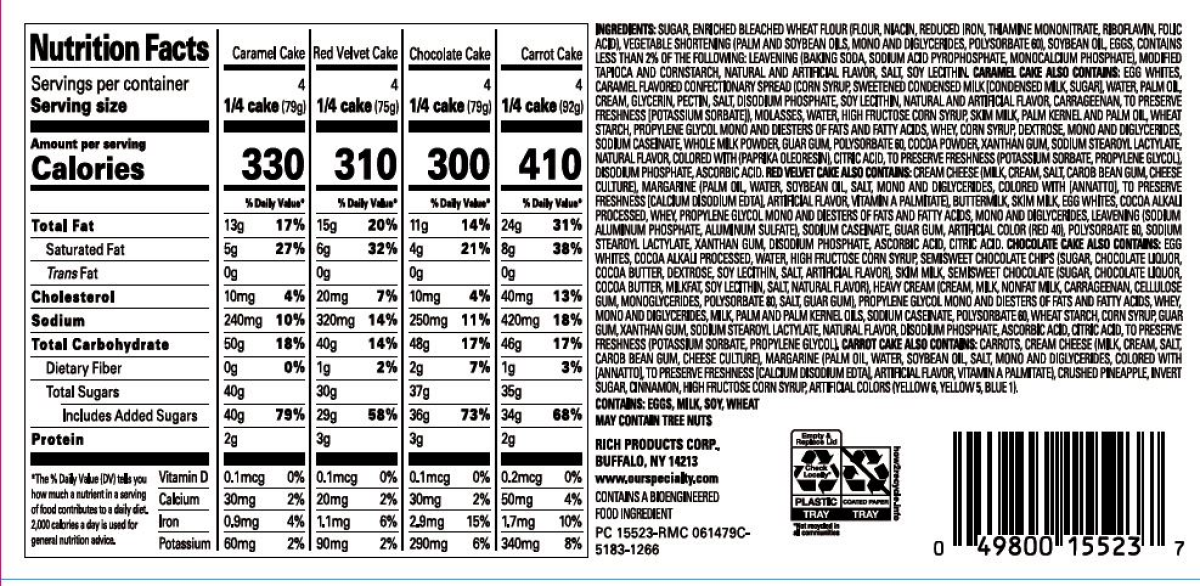 slide 2 of 2, Our Specialty Treat Shop Variety Cake 46 oz, 1.30 kg