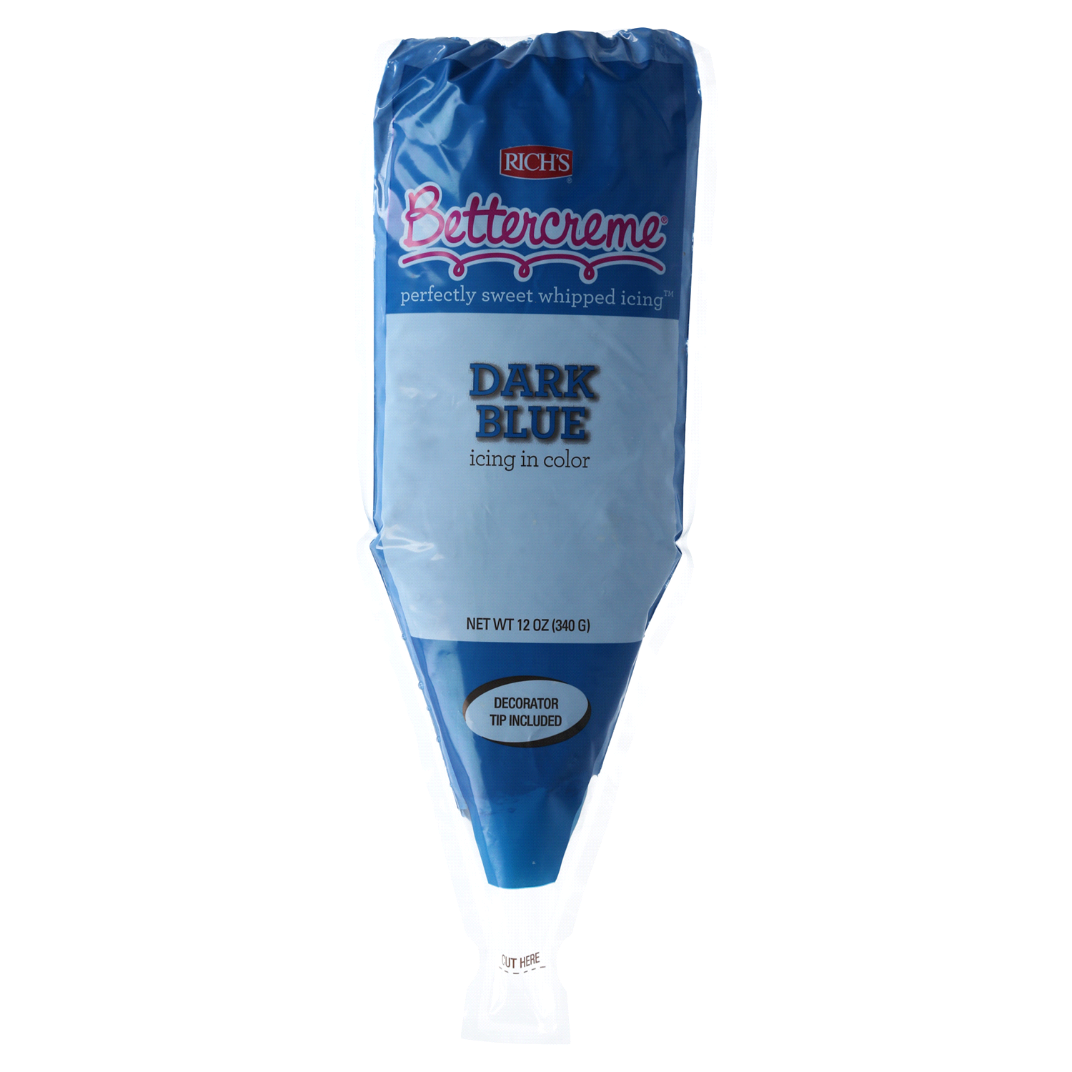 slide 1 of 2, Dark Blue Bettercreme Bag, 12 oz