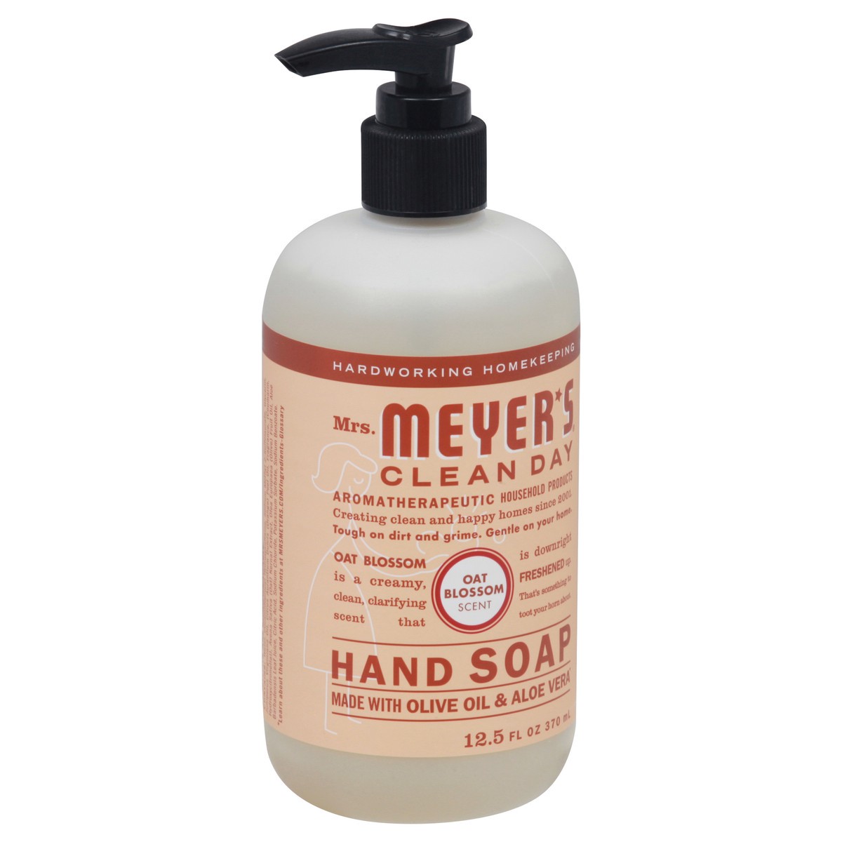 slide 9 of 11, Mrs. Meyer's Clean Day Oat Blossom Scent Hand Soap 12.5 fl oz, 12.5 fl oz