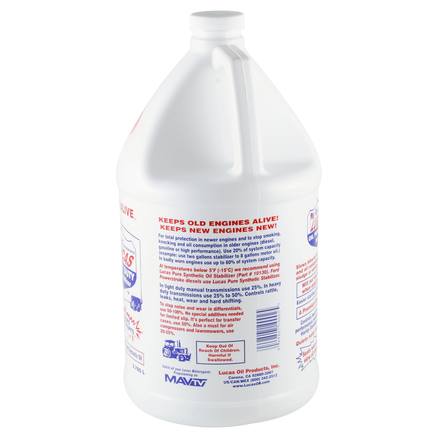 slide 3 of 3, Lucas Oil Stabilizer, 1 gal