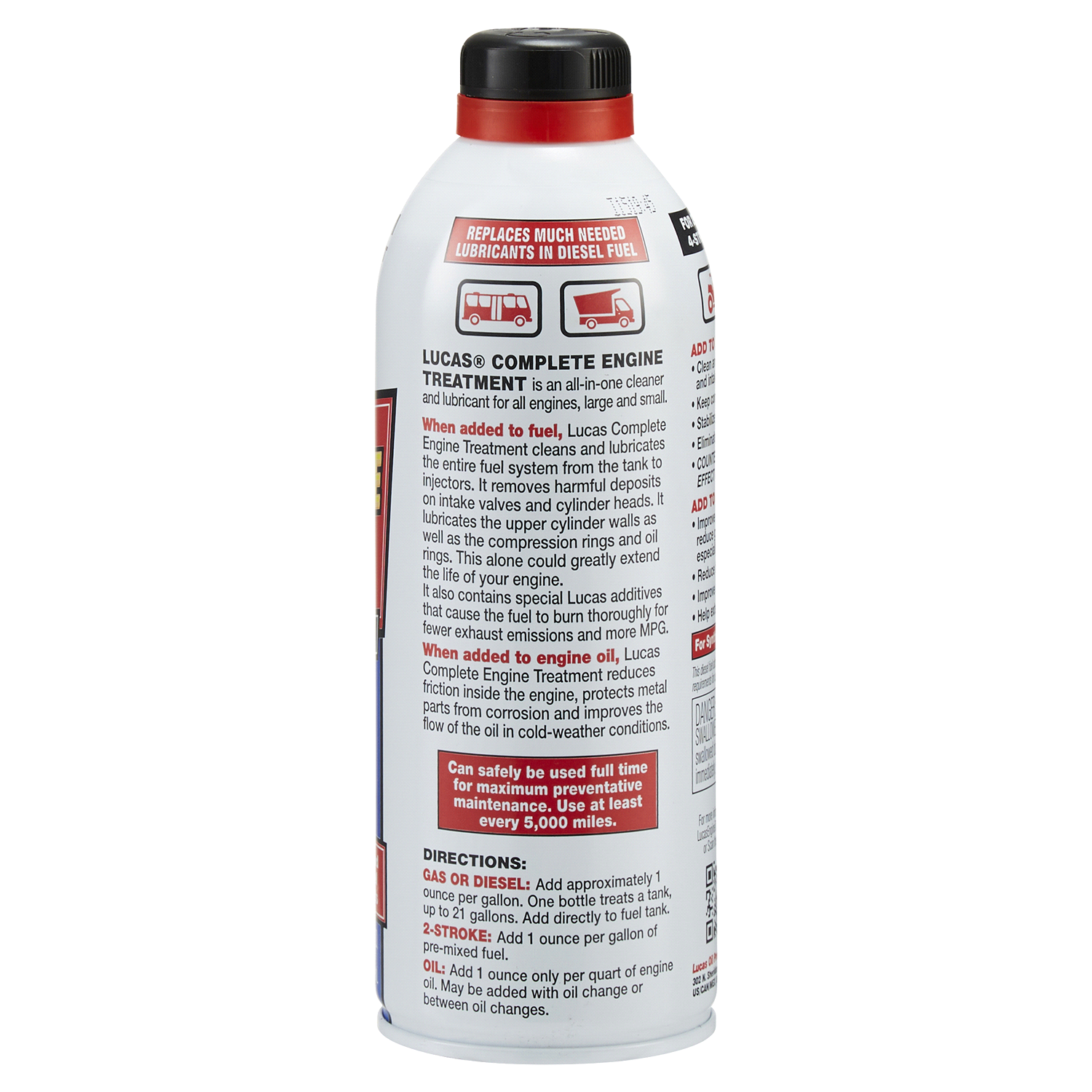 slide 2 of 2, Lucas Engine Treatment 16 oz, 16 oz