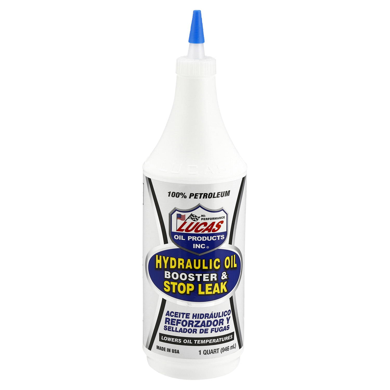 slide 1 of 1, Lucas Hydraulic Oil Booster & Stop Leak, 32 oz