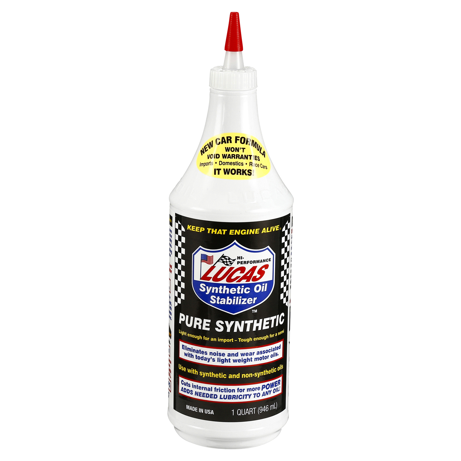 slide 1 of 1, Lucas Synthetic Oil Stabilizer 32 oz, 32 oz