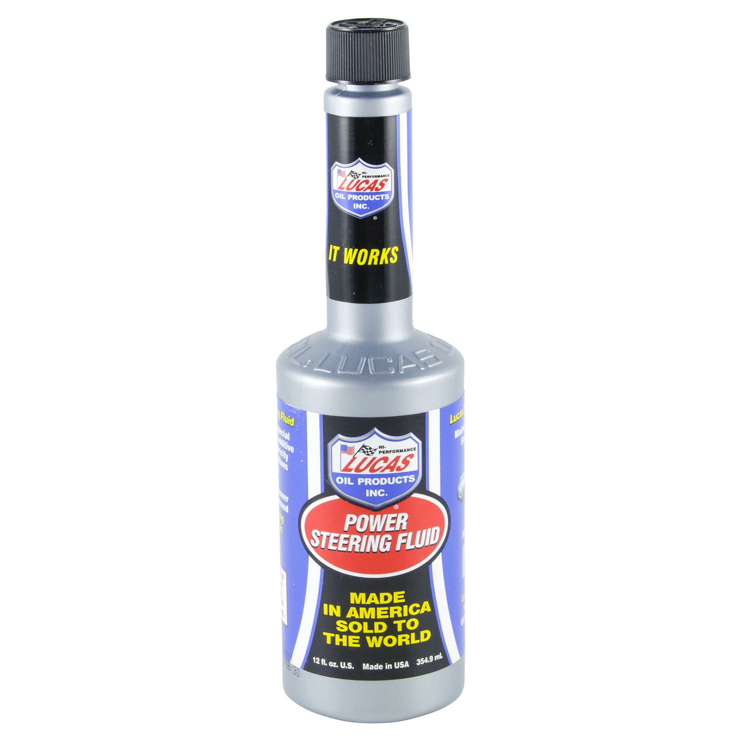 slide 1 of 2, Lucas Power Steering Fluid 12 fl oz, 12 fl oz