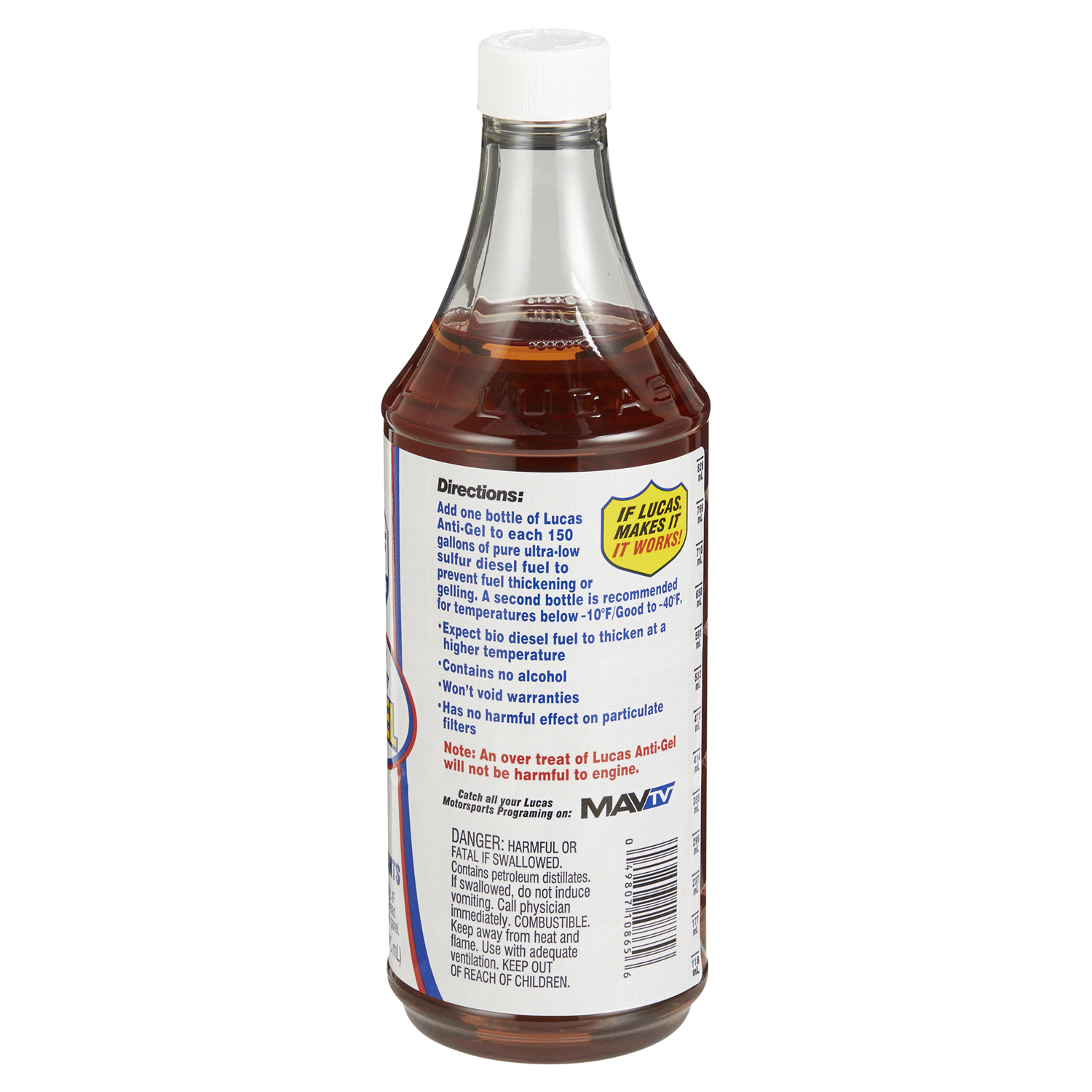 slide 3 of 3, Lucas Anti-Gel Cold Weather Diesel Treatment, 1 ct