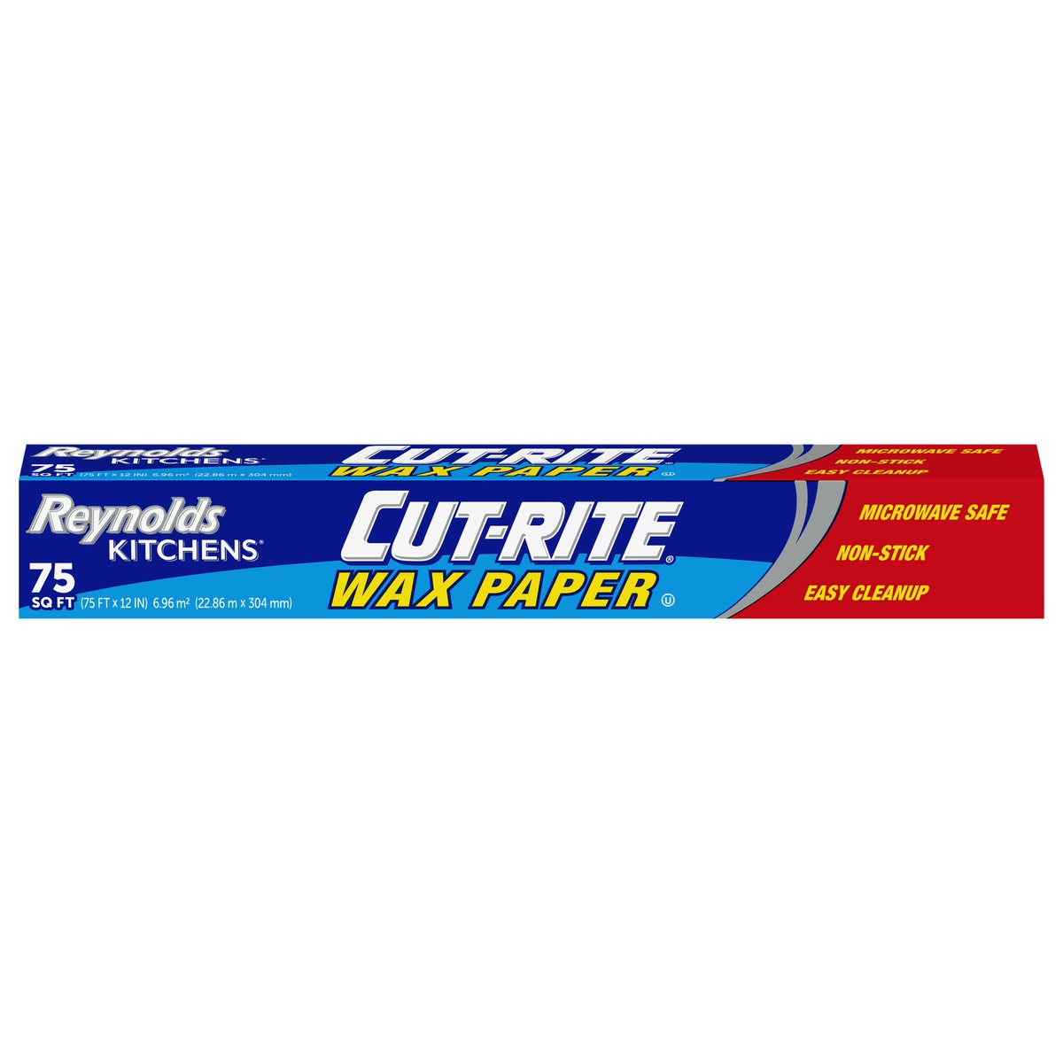 slide 1 of 1, Reynolds Kitchens Cut Rite Wax Paper carton 75SF, 1 ct
