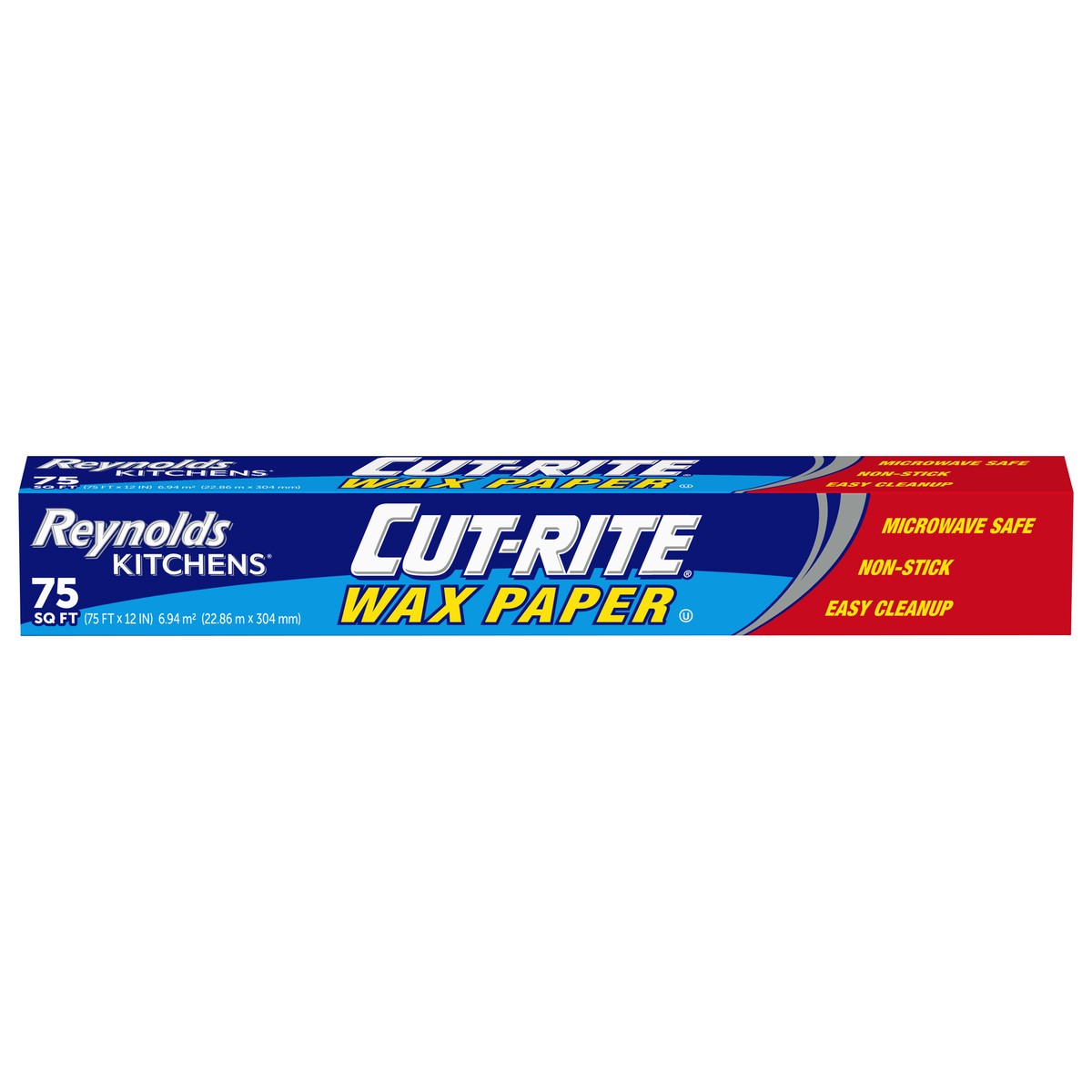 slide 1 of 1, Reynolds Kitchens Cut Rite Wax Paper carton 75SF, 1 ct