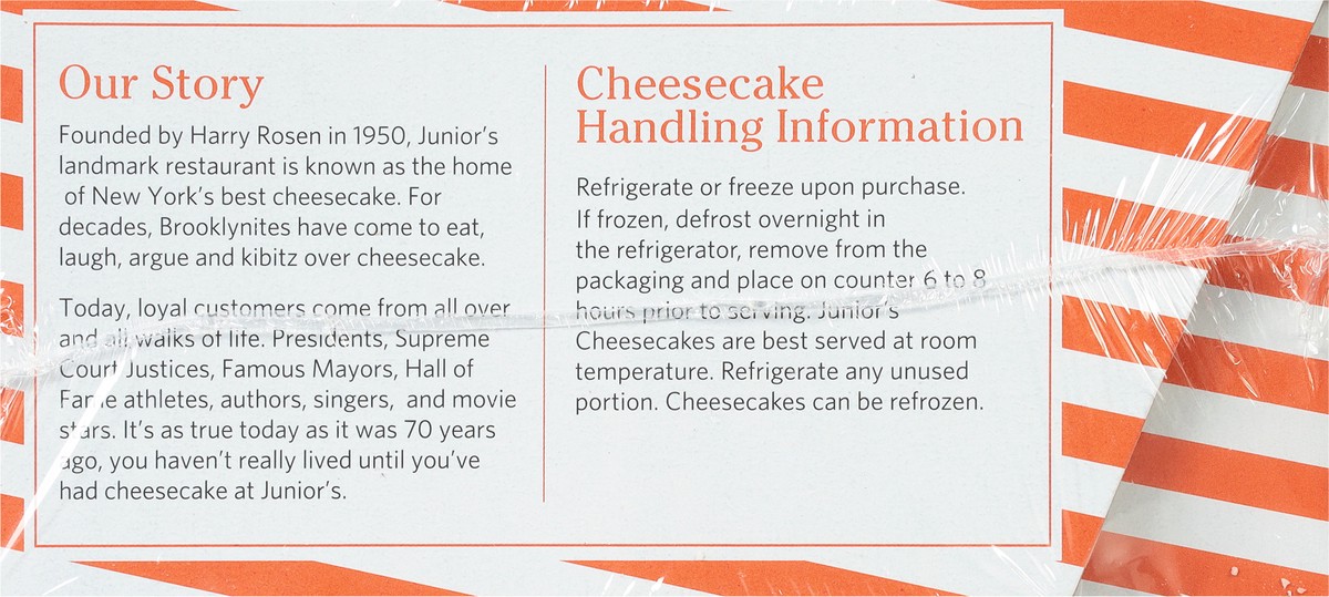 slide 3 of 9, Junior's 6 Inches New York Original Cheesecake 24 oz, 24 oz