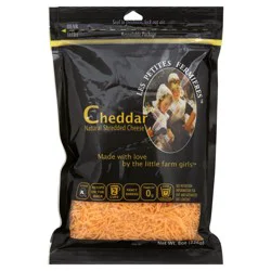Les Petites Fermieres Cheddar Shredded Cheese 8 oz