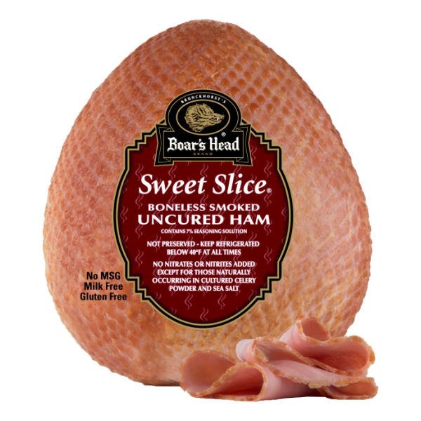 slide 1 of 1, Boar's Head Baby Sweet Sliced Ham, per lb