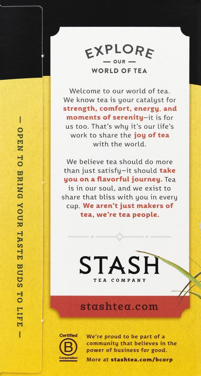 slide 2 of 5, Stash Tea Bags Caffeine-Free Lemon Ginger Herbal Tea - 20 ct, 20 ct