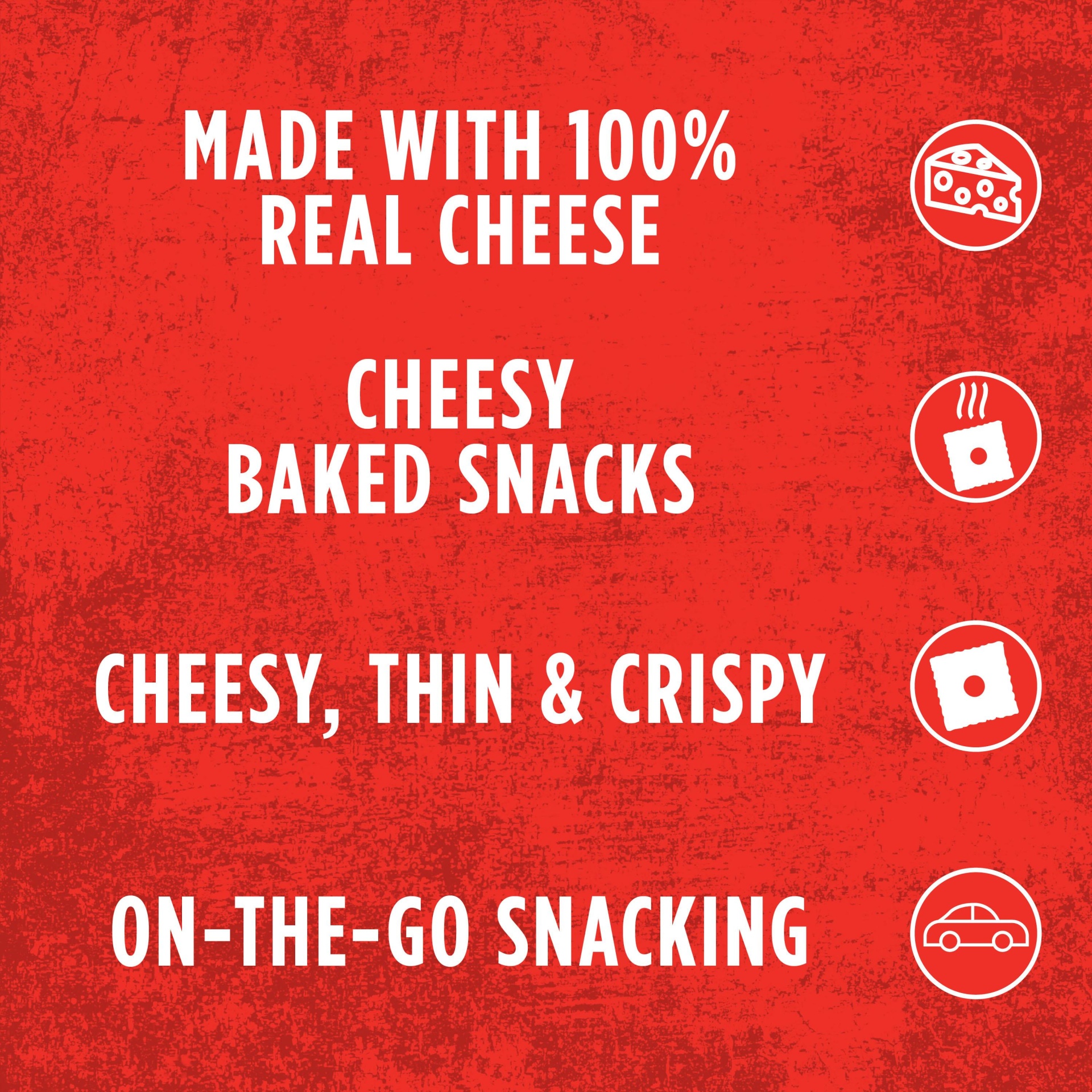 slide 4 of 7, Cheez-It Cheese Cracker Chips, Thin Crisps, Lunch Snacks, Double Cheese, 7.5 oz