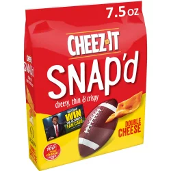 Cheez-It Cheese Cracker Chips, Thin Crisps, Lunch Snacks, Double Cheese