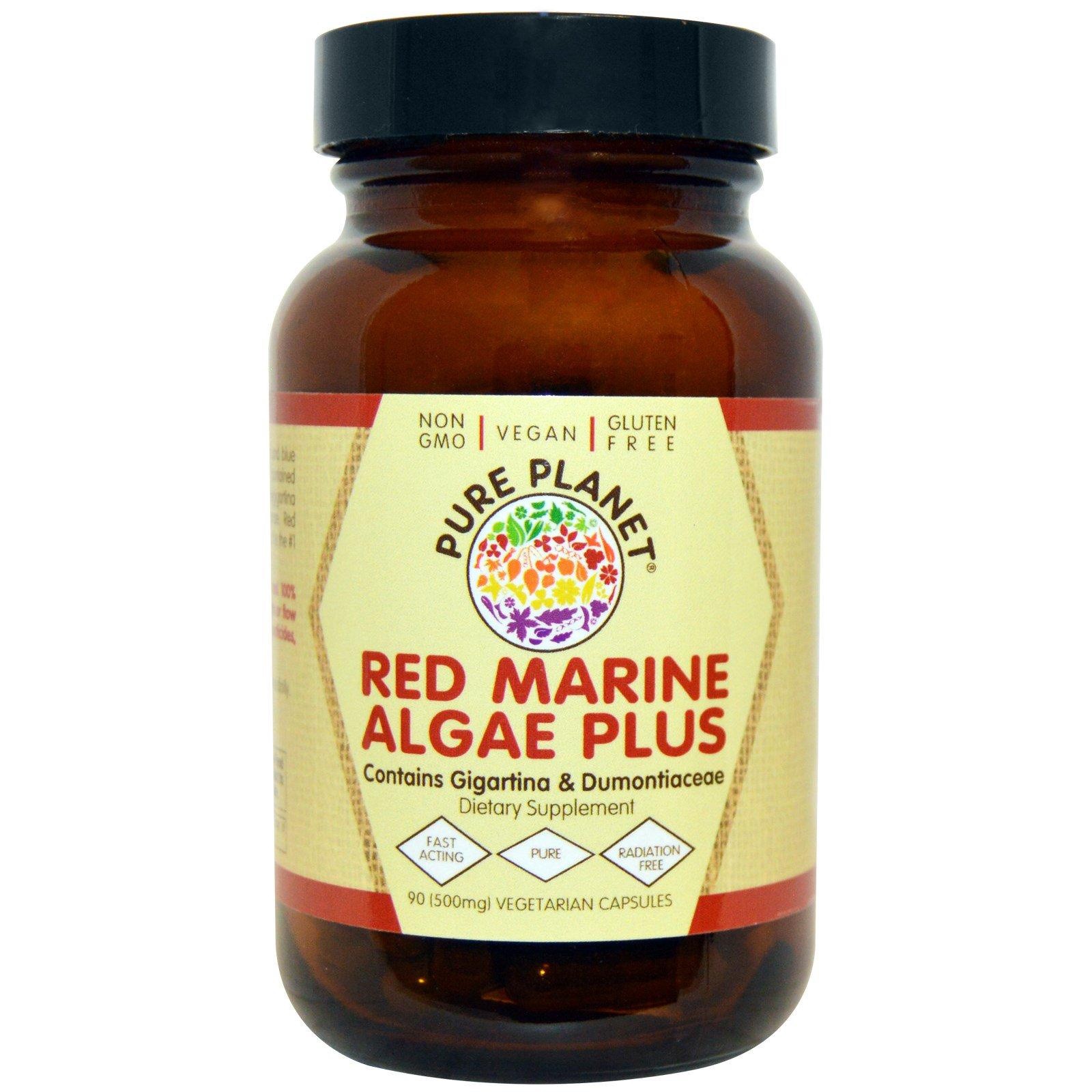 slide 1 of 1, Pure Planet Red Marine Algae Plus, 90 ct