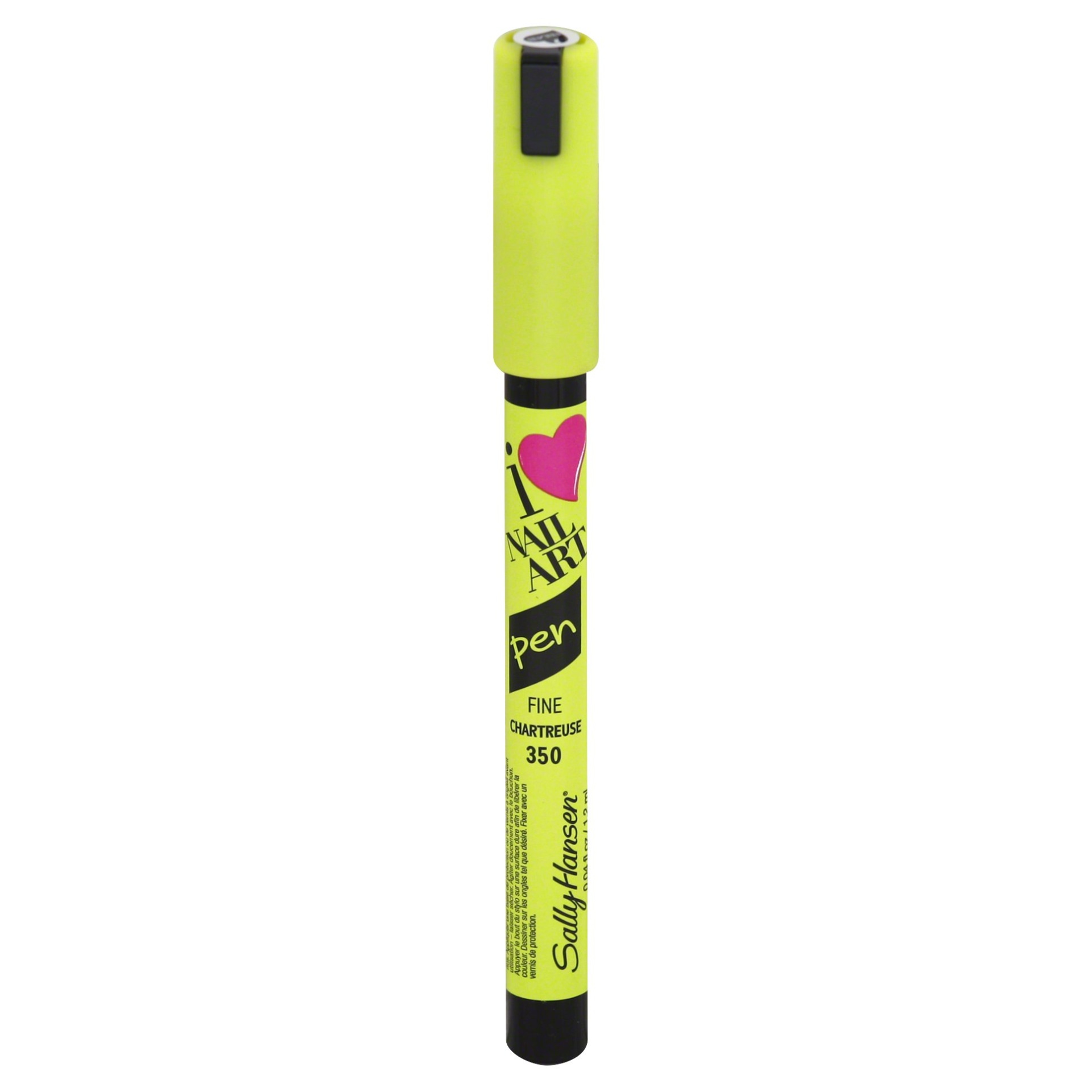 slide 1 of 4, Sally Hansen I Heart Chartreuse Nail Art Pen, 1 ct